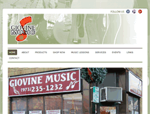 Tablet Screenshot of giovinemusic.com